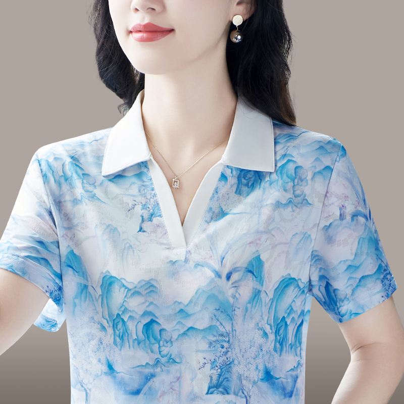 40.00大家赢CU-169450-8001 女装短袖T恤/polo衫货源批发 大家赢6839女装一件代发