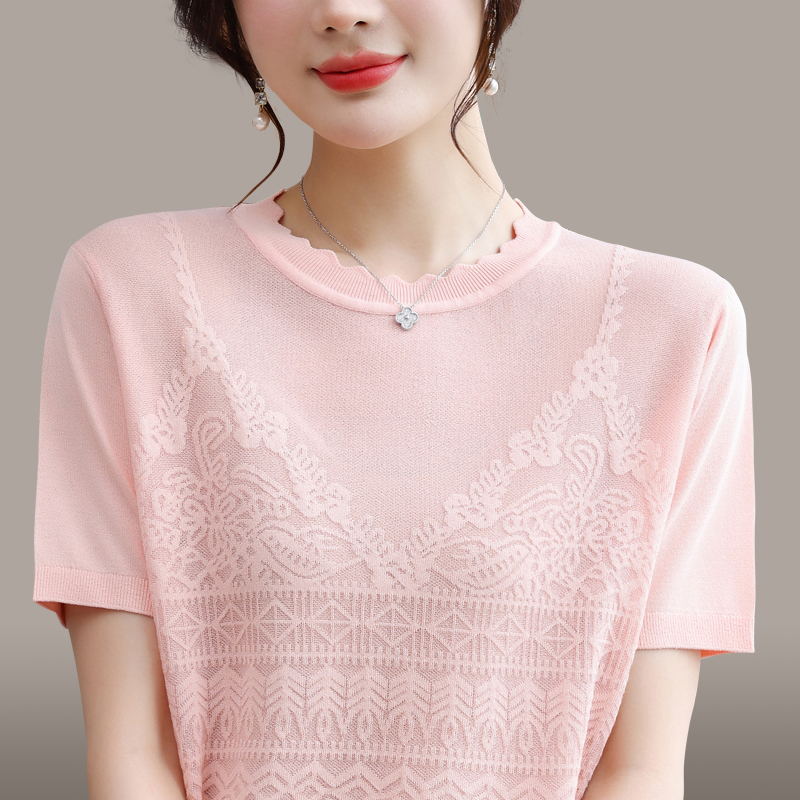 75.00鑫豪CU-169450-XH-136 女装短袖T恤/polo衫货源批发 鑫豪8331女装一件代发
