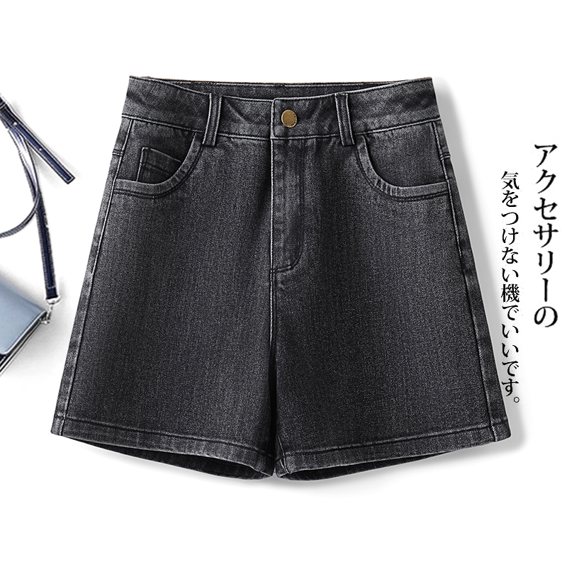 2663-1直筒阔腿裤黑色针织四面弹粘胶43.5%锦纶49.8%氨纶72.00百分之一2663-1 女装短裤货源批发 百分之一9419女装一件代发