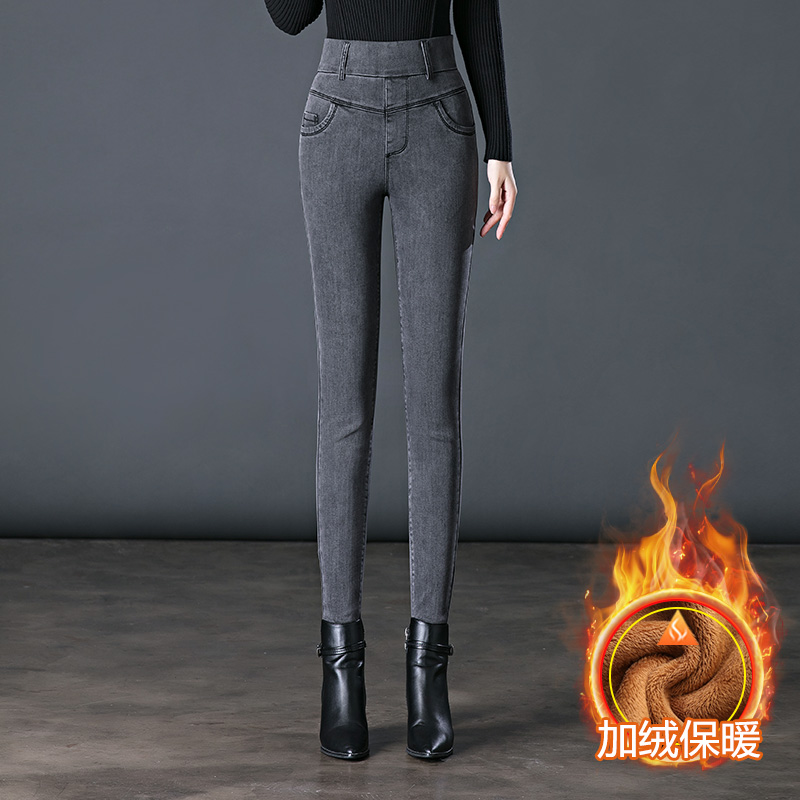 女士时尚牛仔弯刀裤89.00歌菲琳女裤2672 女装打底裤货源批发 歌菲琳女裤9555女装一件代发